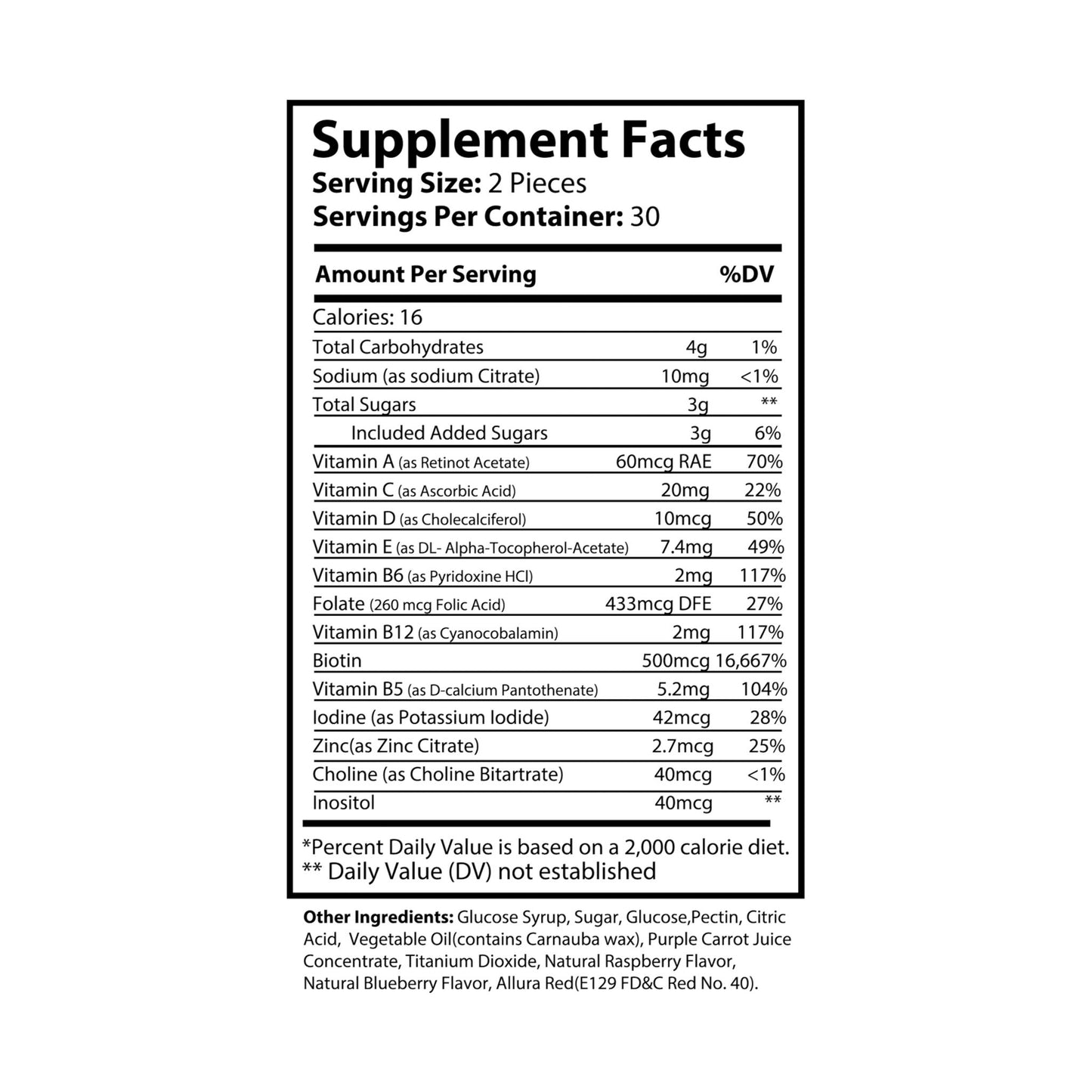 Hair Vitamin Gummies β Nourish, Strengthen & Shine