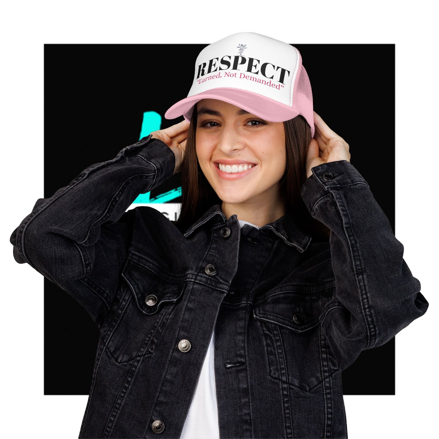 Respect Trucker Hat – “Earned, Not Demanded” Adjustable Foam Cap by Hula Girls Hideaway