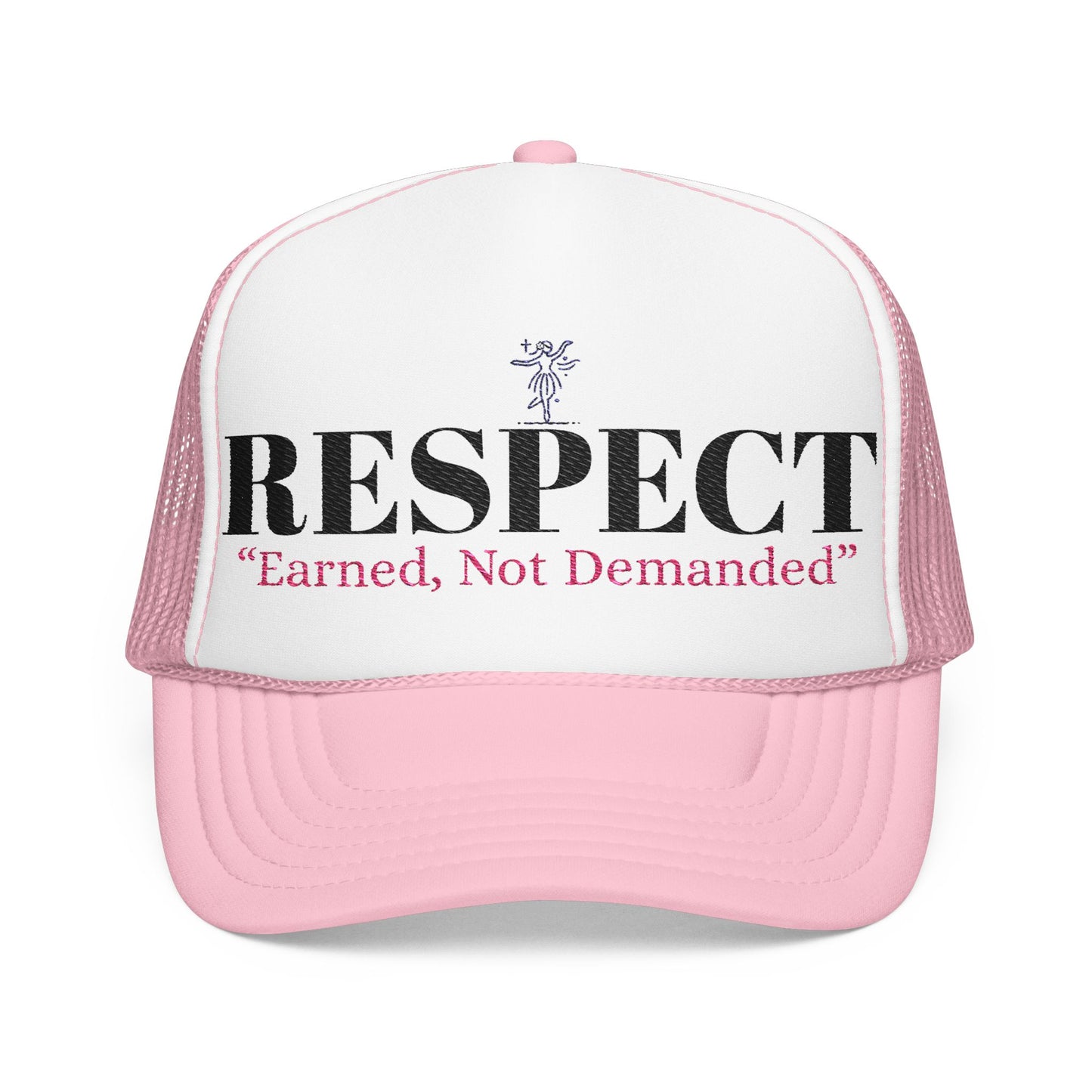 Respect Trucker Hat – “Earned, Not Demanded” Adjustable Foam Cap by Hula Girls Hideaway