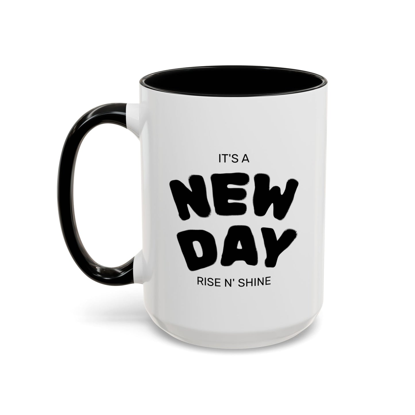 It’s a New Day Mug – Oversized 15oz & 11oz Coffee Cup by Hula Girls Hide-Away (Multiple Colors)
