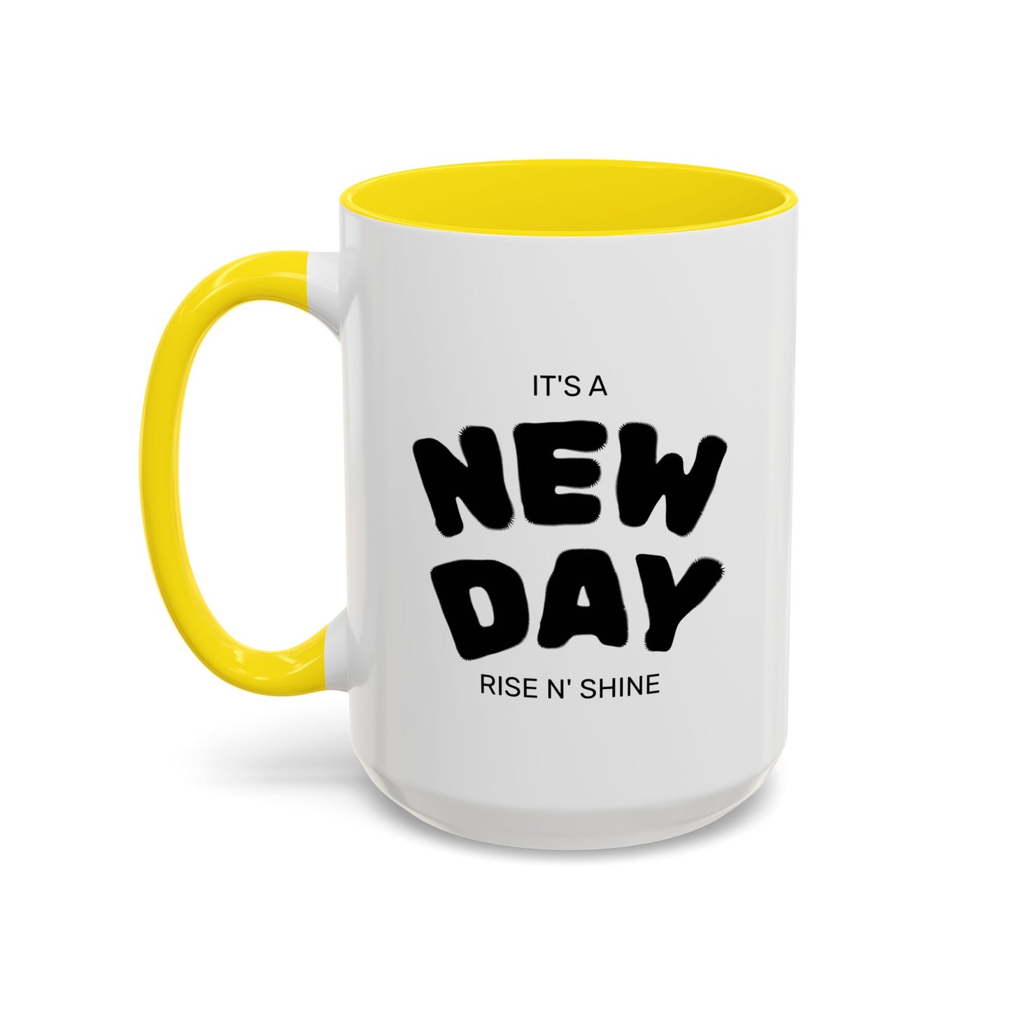 It’s a New Day Mug – Oversized 15oz & 11oz Coffee Cup by Hula Girls Hide-Away (Multiple Colors)