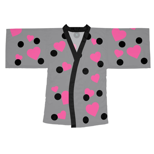 Sweetheart Dreams Cozy Robe – Pink Heart Women’s Loungewear Gift by Hula Girls Hideaway