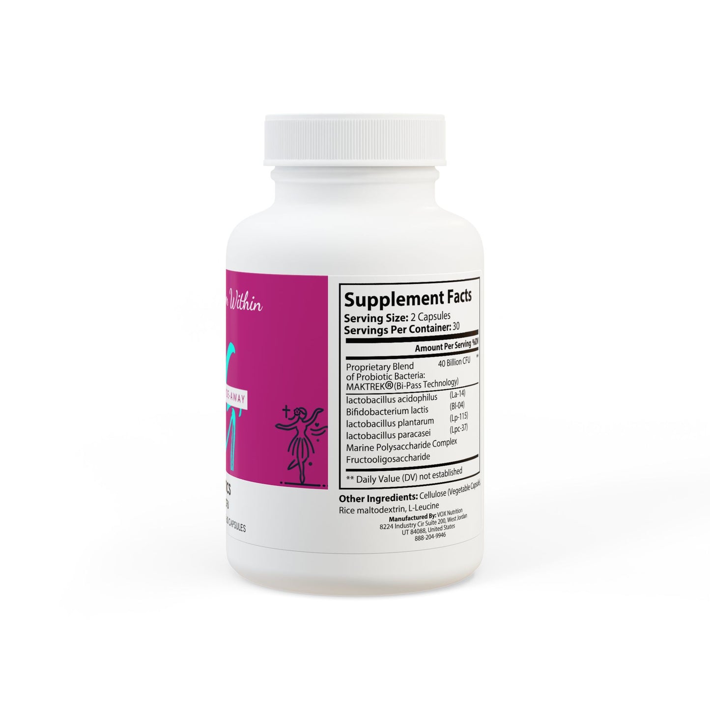 Probiotic Supplement – 40 Billion CFU for Gut Health, Digestion & Muscle Recovery
