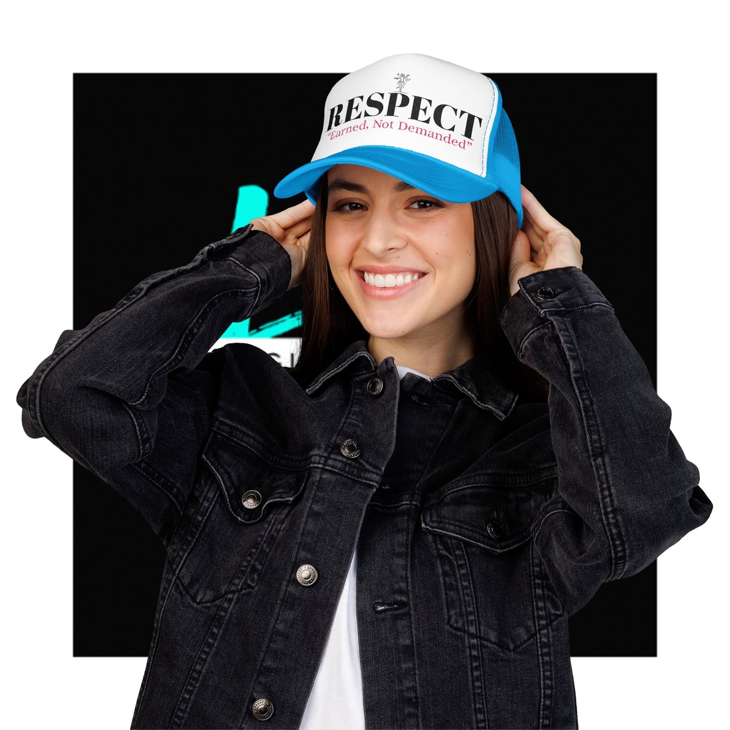 Respect Trucker Hat – “Earned, Not Demanded” Adjustable Foam Cap by Hula Girls Hideaway