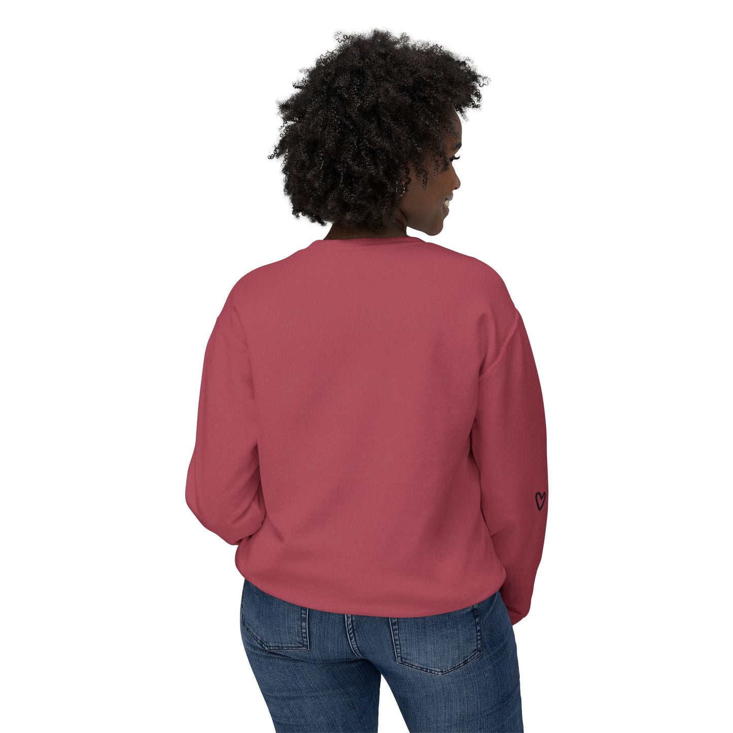 Women's Lightweight Crewneck Sweatshirt — Cozy Valentine's Essential