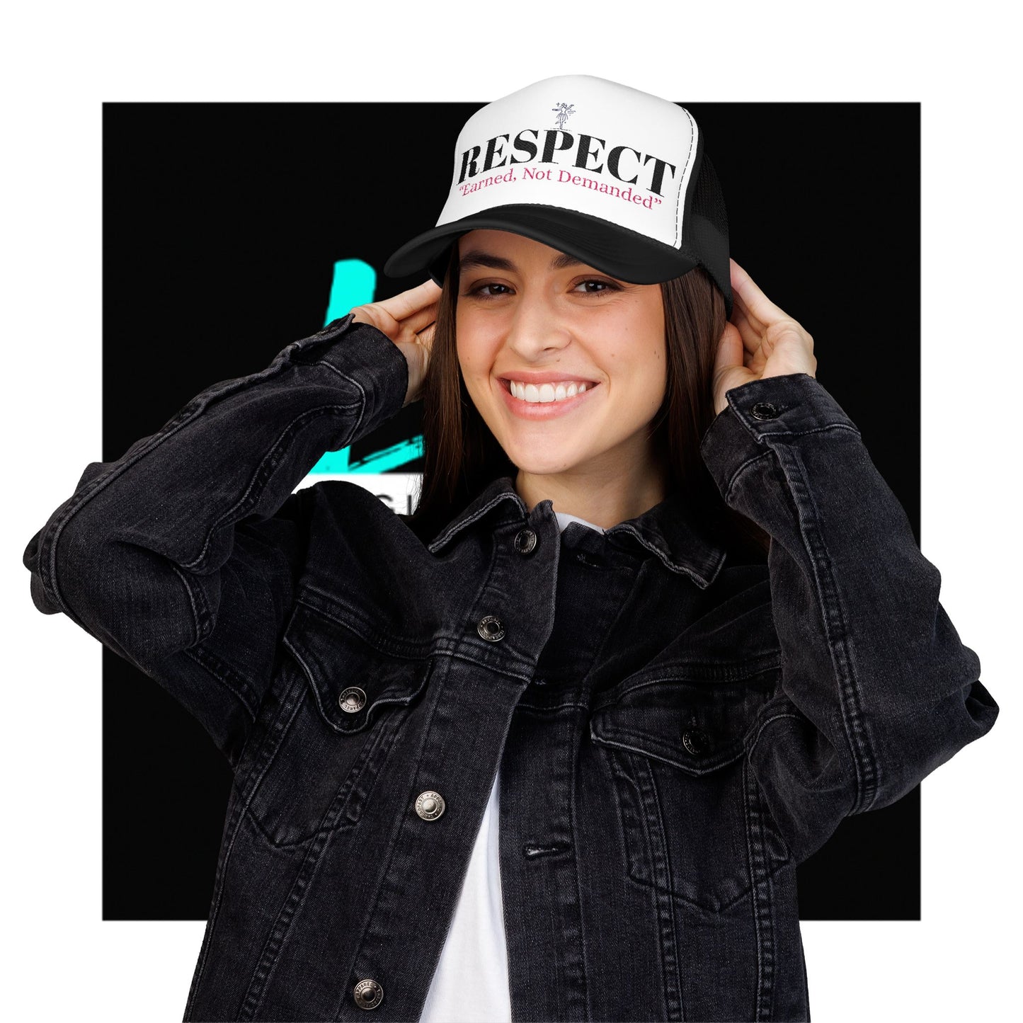 Respect Trucker Hat – “Earned, Not Demanded” Adjustable Foam Cap by Hula Girls Hideaway
