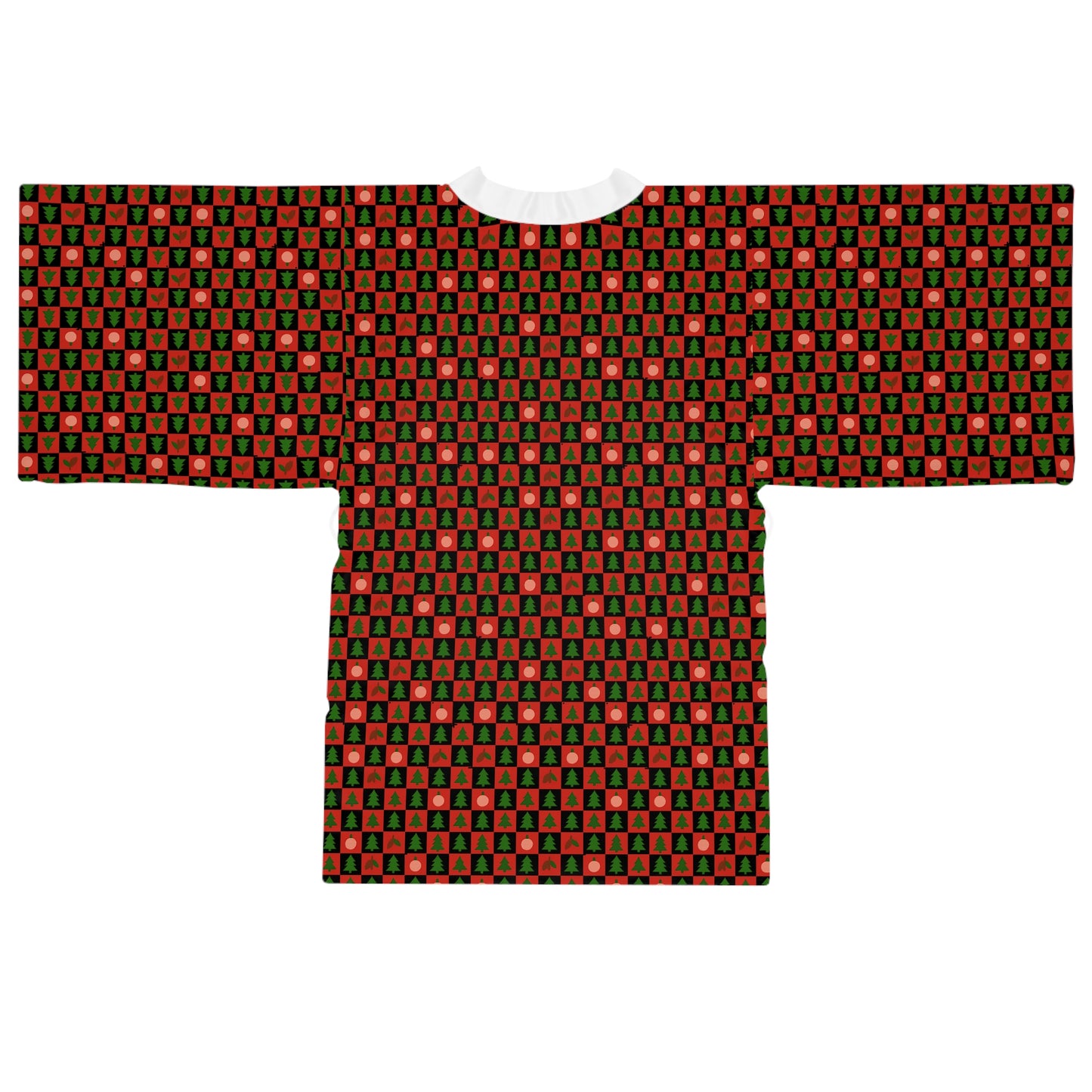 Holiday Hearth Robe – Red & Black Plaid Christmas Women’s Loungewear by Hula Girls Hideaway