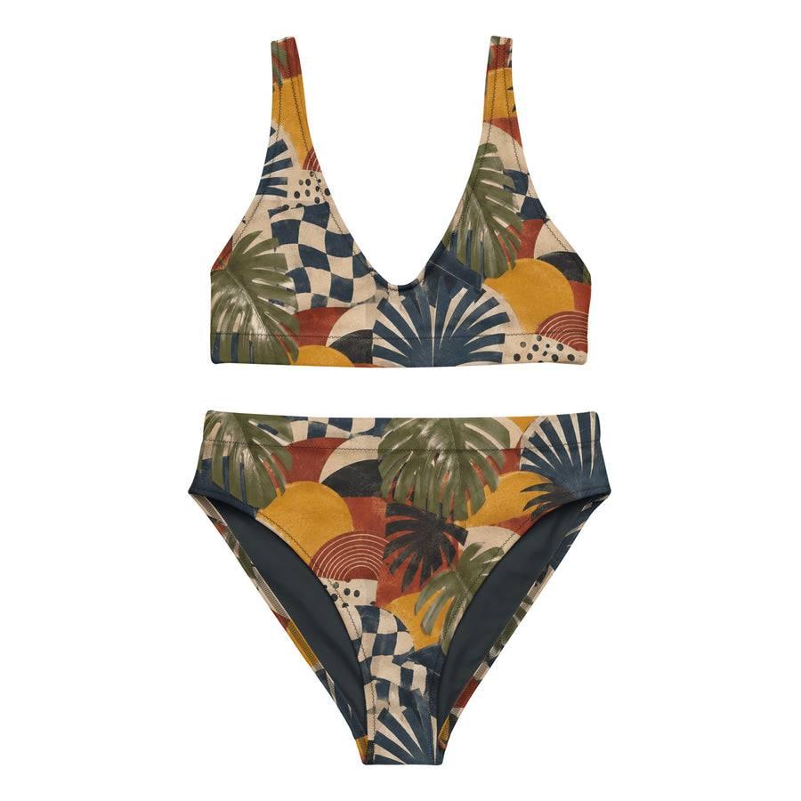 Palm Frequency Recycled High-Waisted Bikini