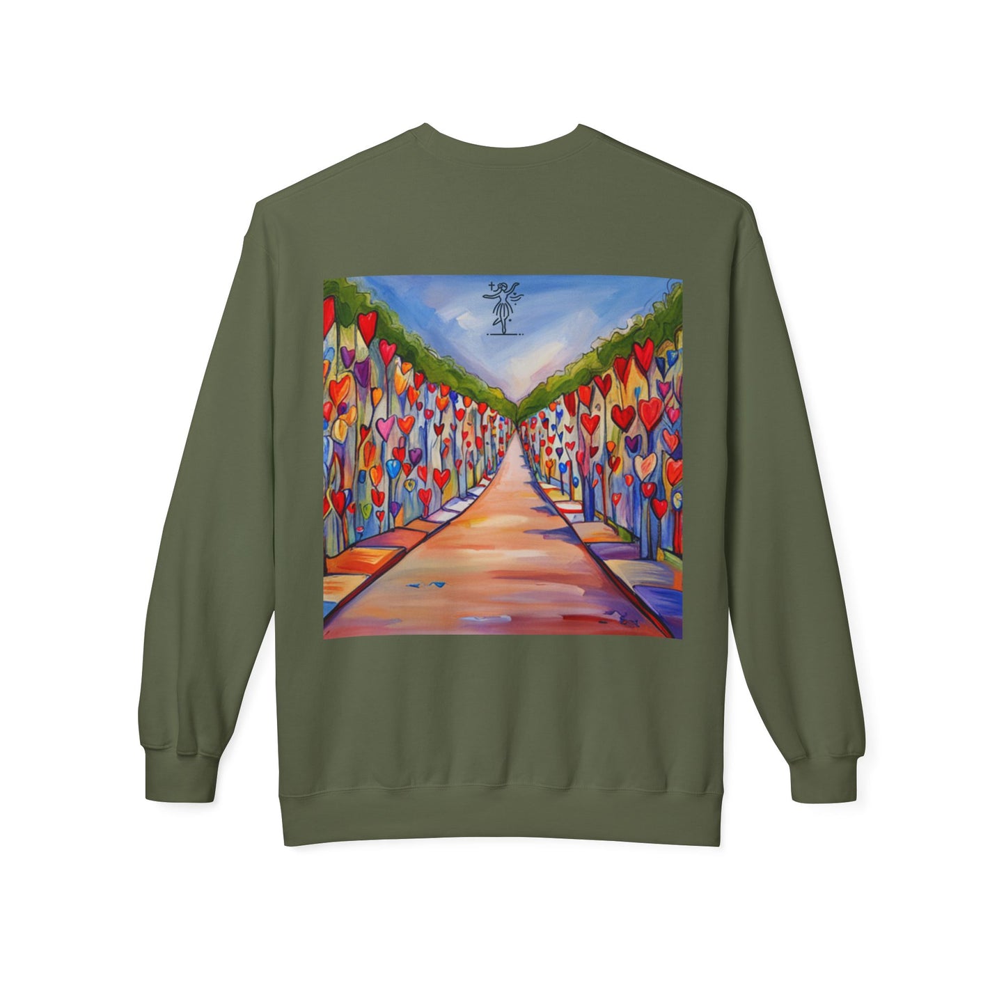 Midweight Softstyle Fleece LOVE Sweatshirt