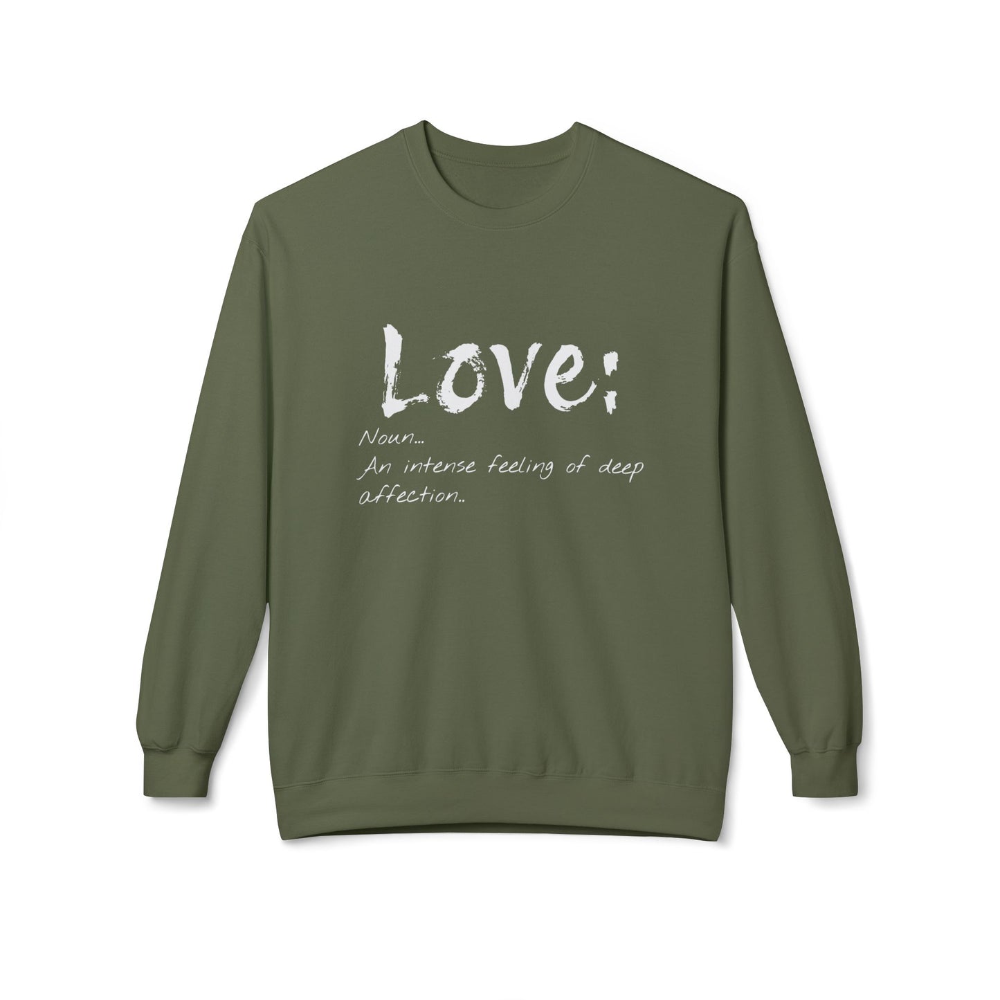 Midweight Softstyle Fleece LOVE Sweatshirt