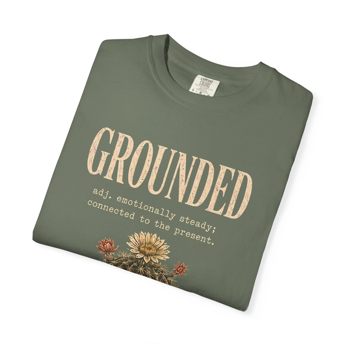 Vintage Hide-Away™ Grounded Cactus Garment-Dyed Tee — Moss