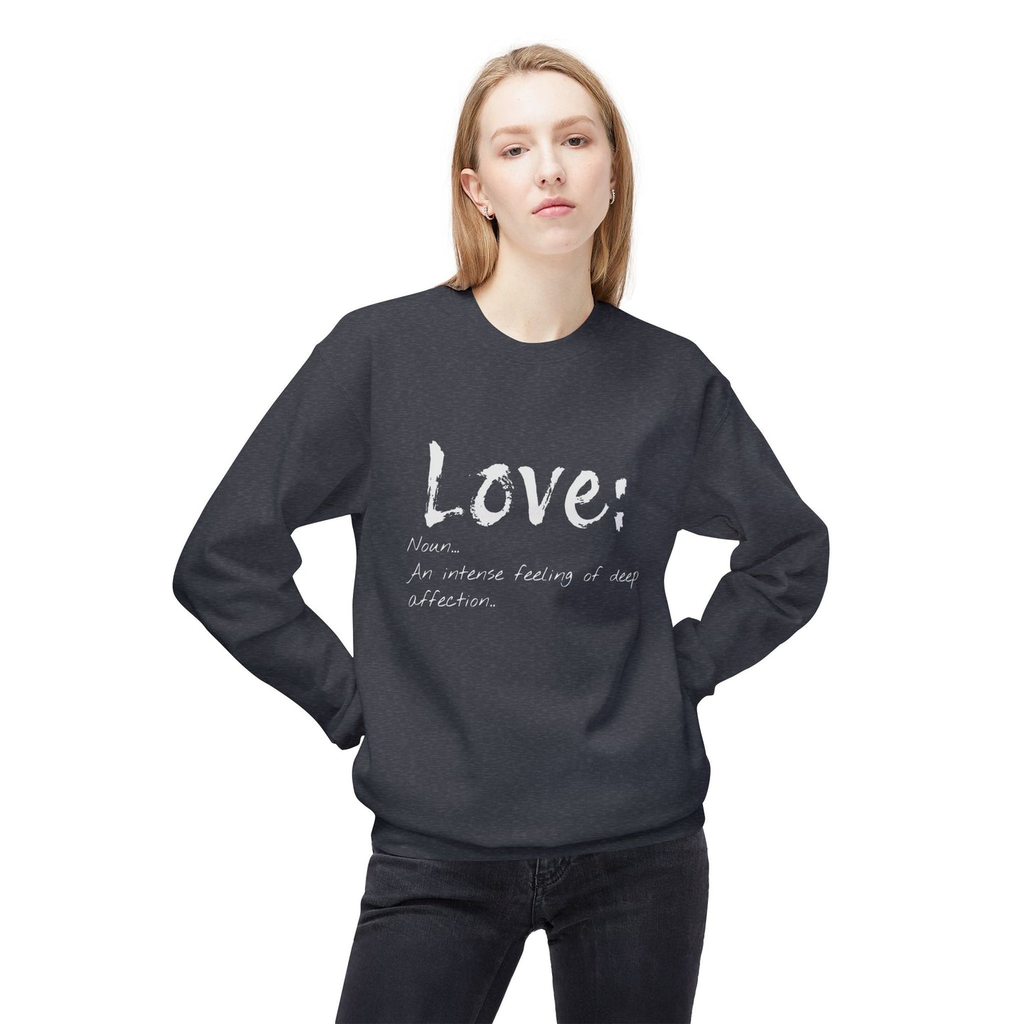 Midweight Softstyle Fleece LOVE Sweatshirt