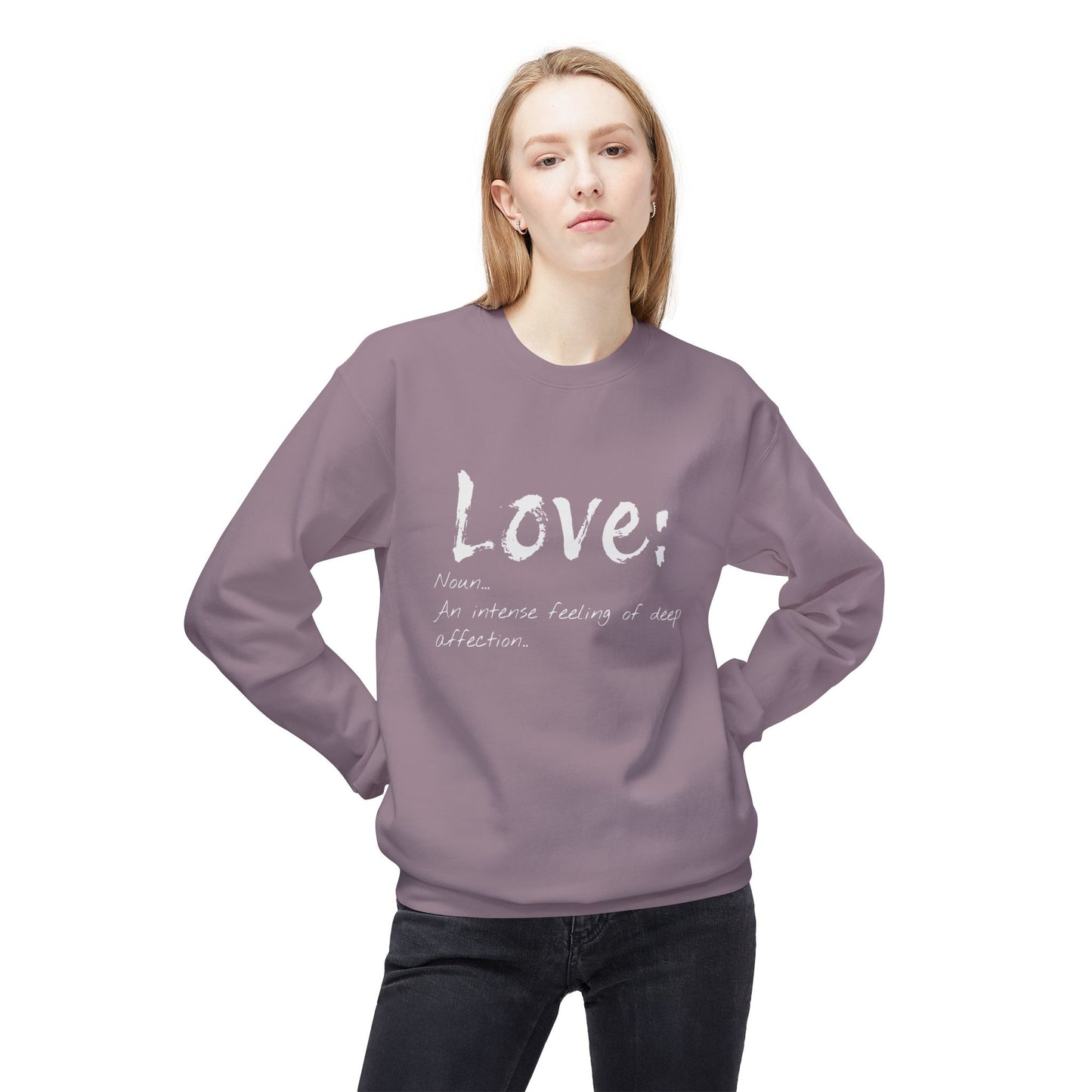 Midweight Softstyle Fleece LOVE Sweatshirt
