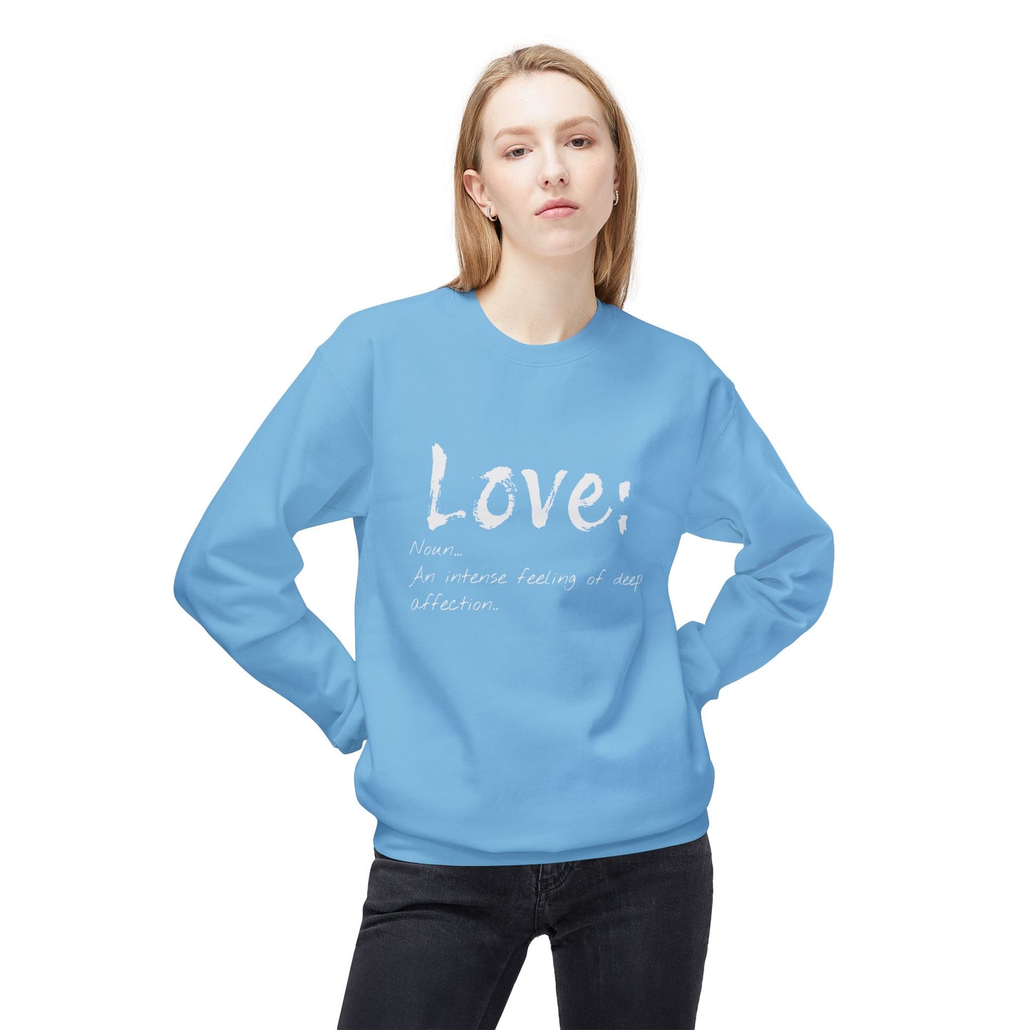 Midweight Softstyle Fleece LOVE Sweatshirt
