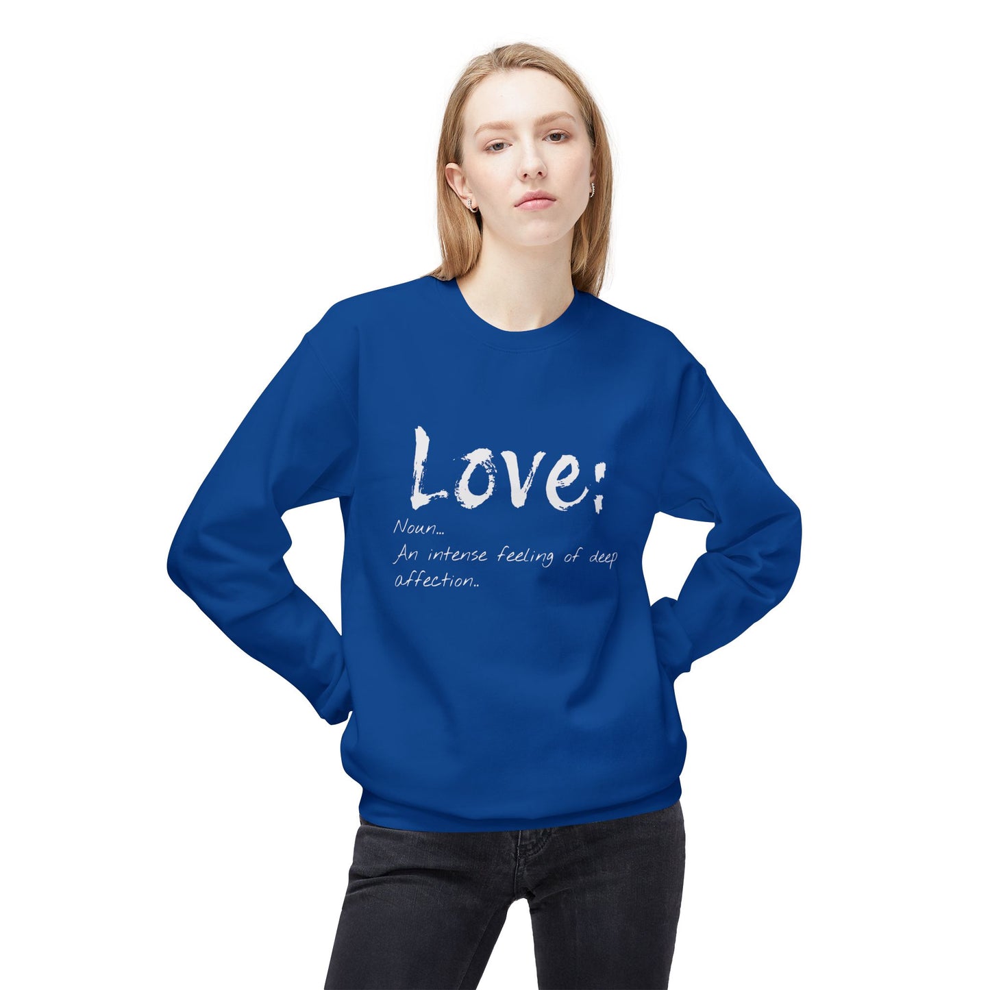 Midweight Softstyle Fleece LOVE Sweatshirt