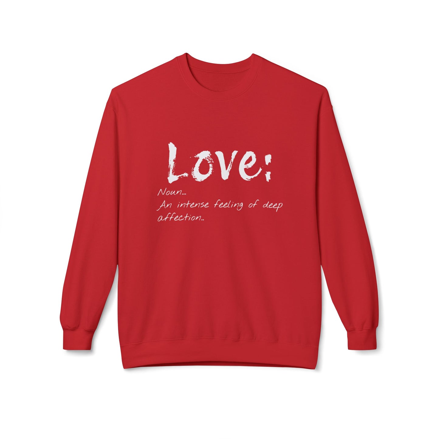 Midweight Softstyle Fleece LOVE Sweatshirt