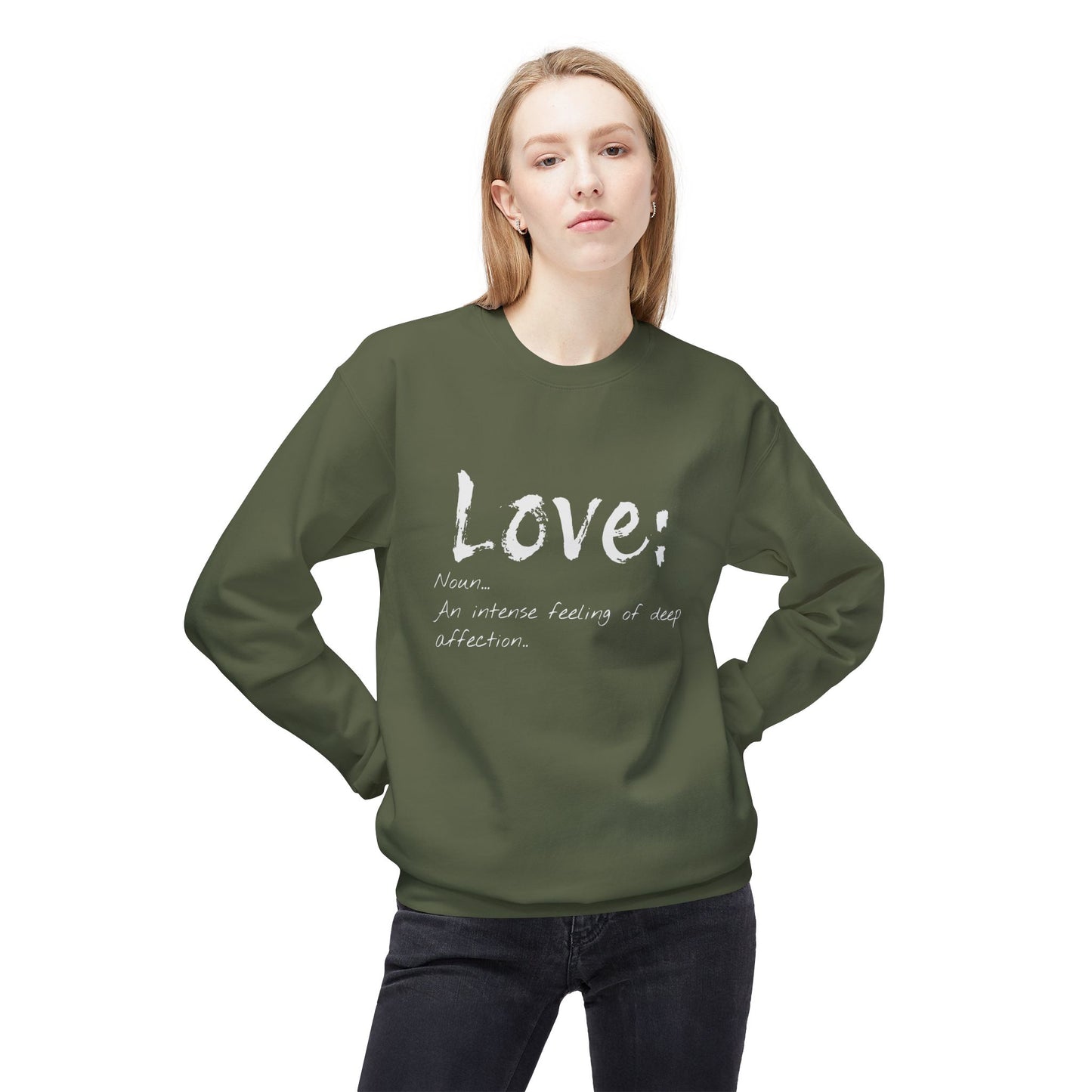Midweight Softstyle Fleece LOVE Sweatshirt