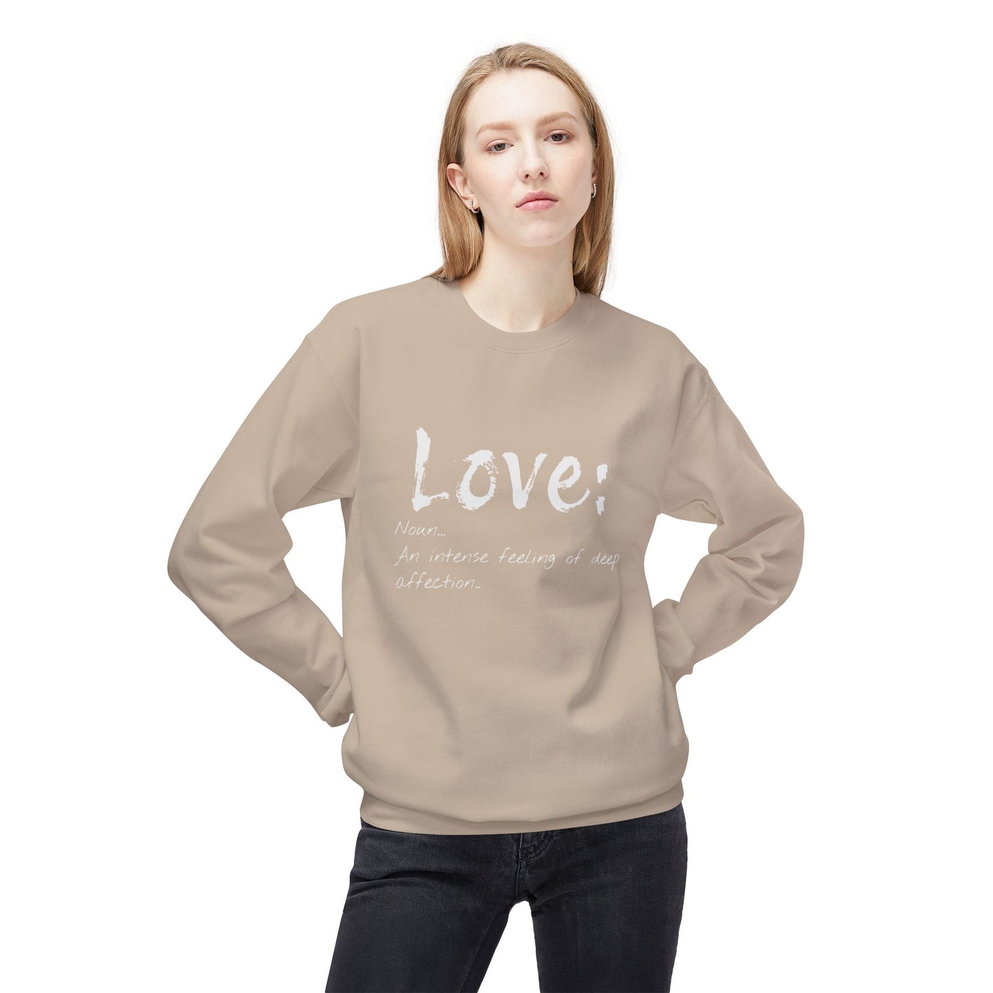 Midweight Softstyle Fleece LOVE Sweatshirt