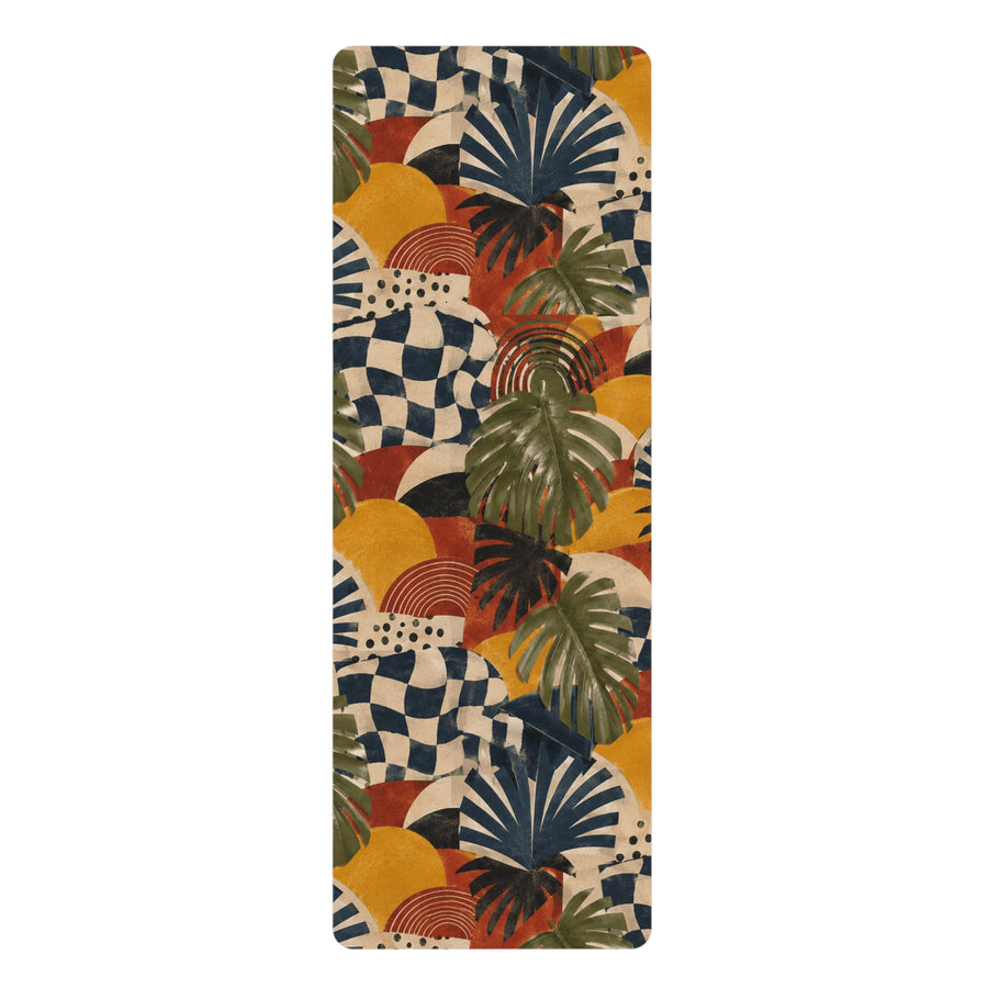 Palm Frequency Rubber Yoga Mat