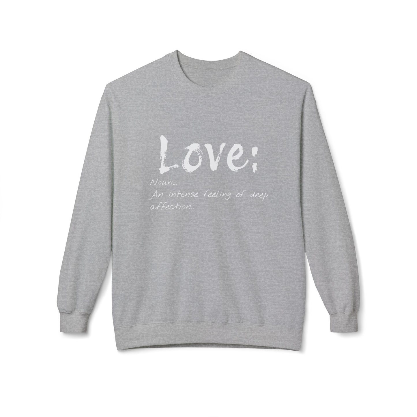 Midweight Softstyle Fleece LOVE Sweatshirt