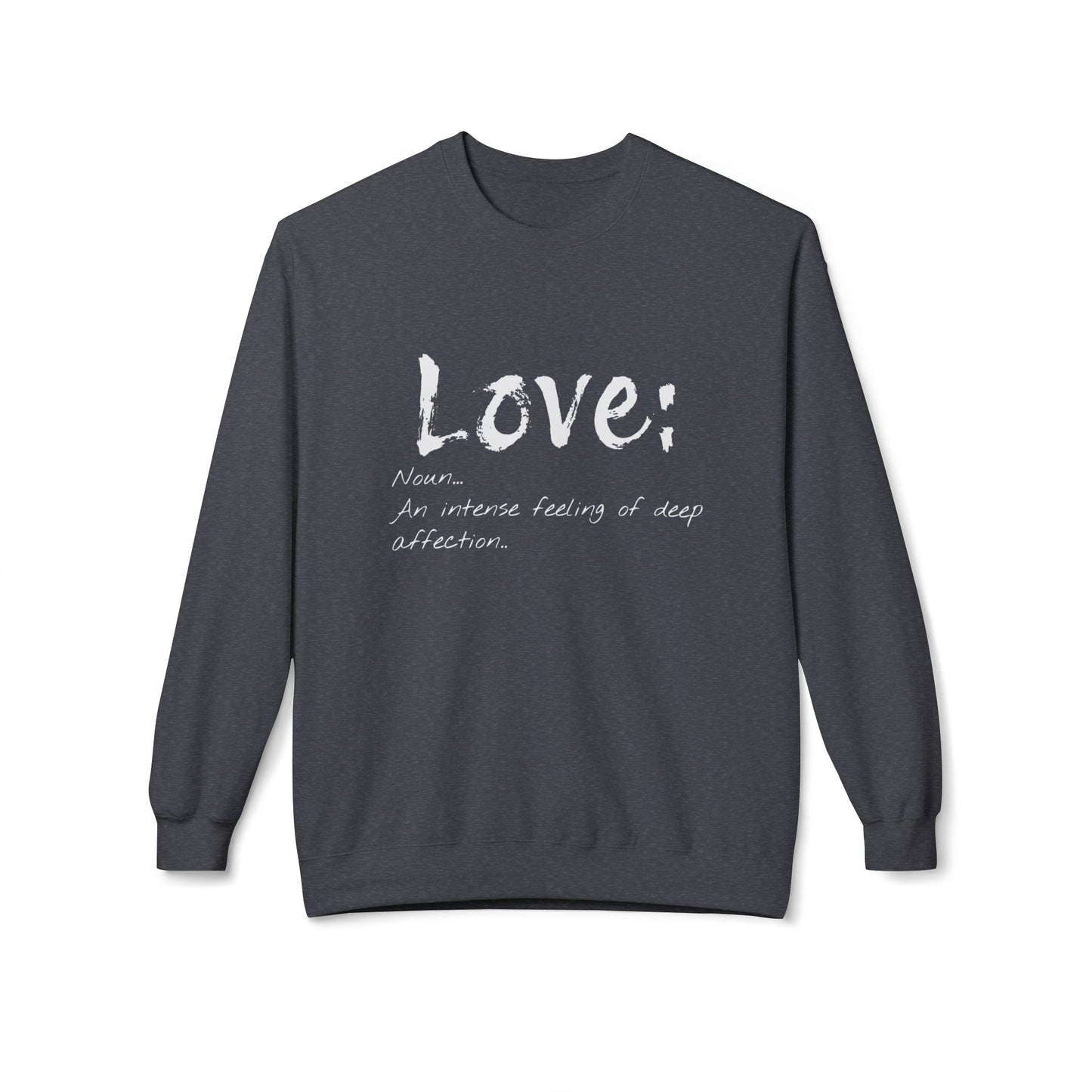 Midweight Softstyle Fleece LOVE Sweatshirt