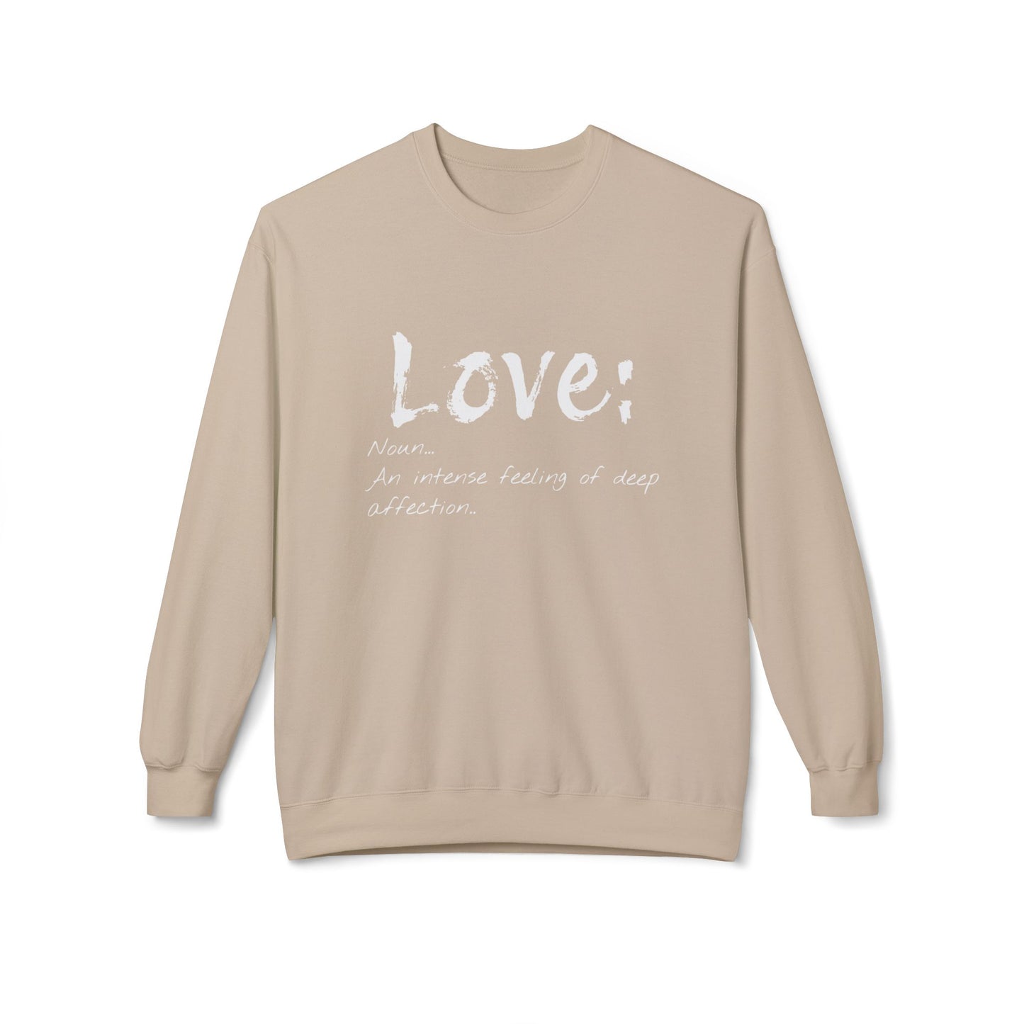 Midweight Softstyle Fleece LOVE Sweatshirt