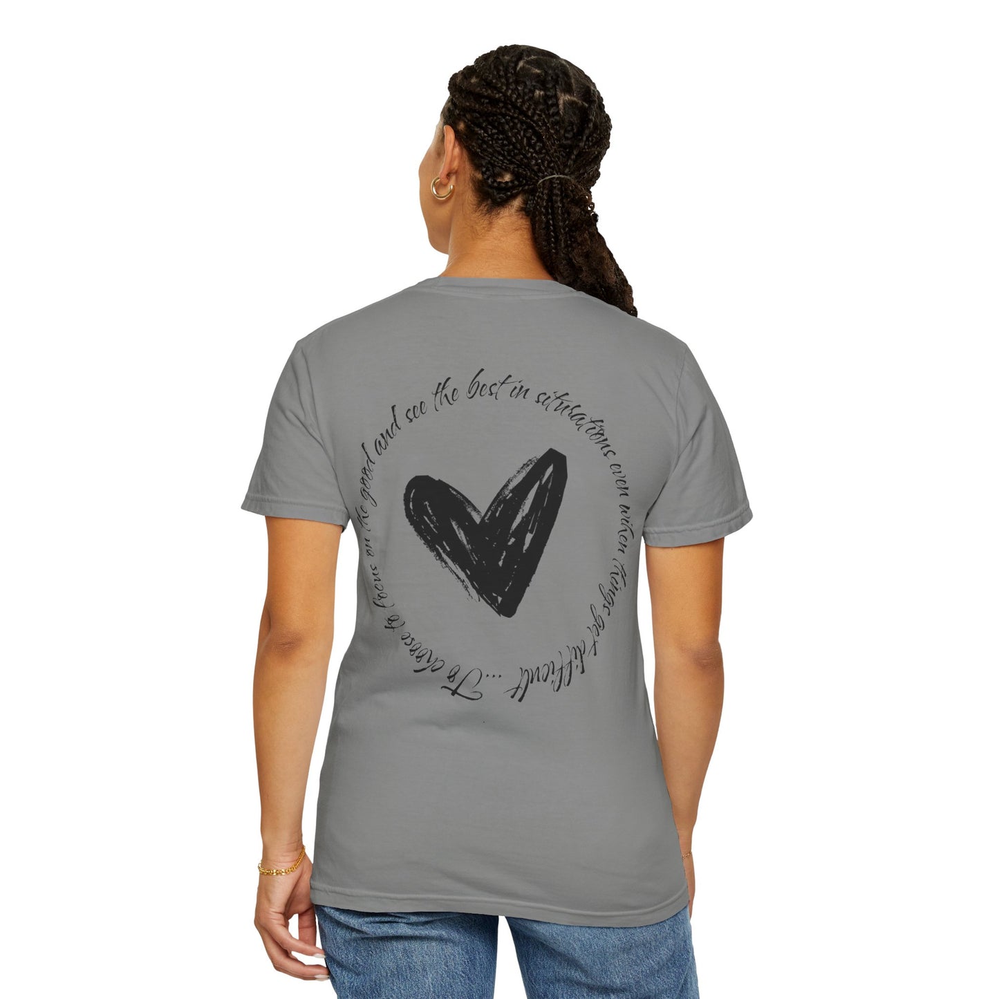Stay Positive Unisex T-Shirt – Comfort Colors Graphic Tee | Hula Girls Hideaway