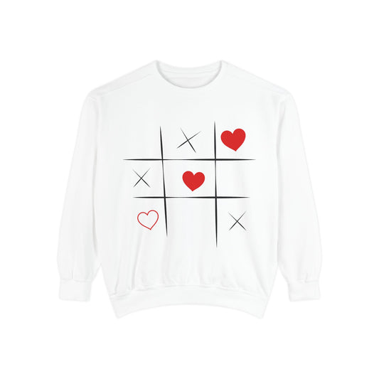 Women's 'This Too Shall Pass' Tic-Tac-Heart Sweatshirt — Valentine's Inspiration