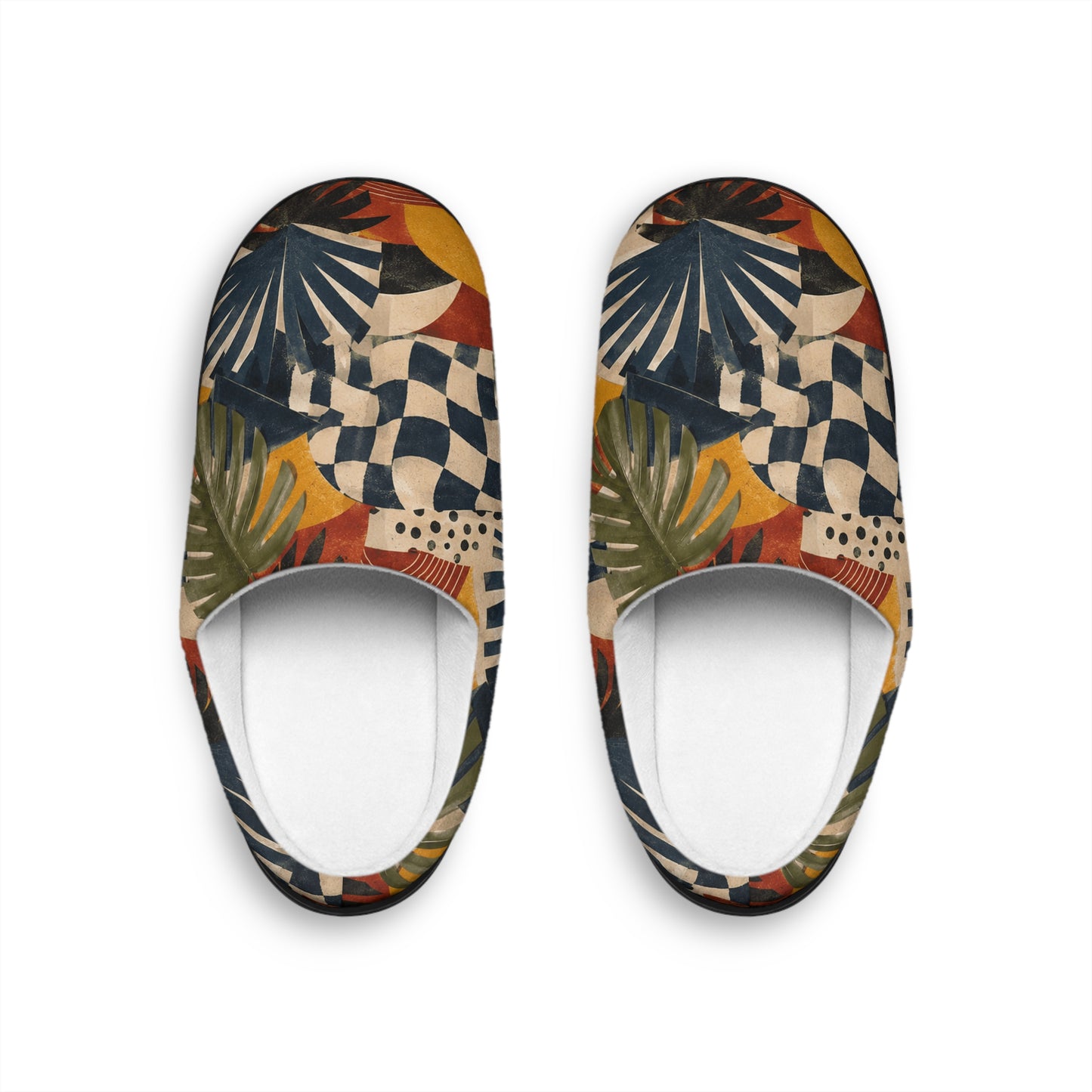 Vintage Hide-Away™ Palm Frequency Indoor Slippers