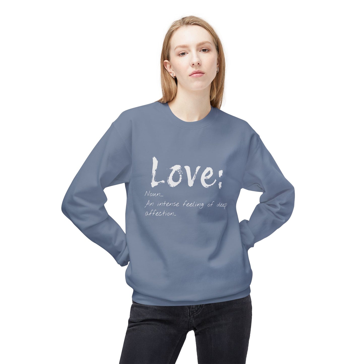 Midweight Softstyle Fleece LOVE Sweatshirt