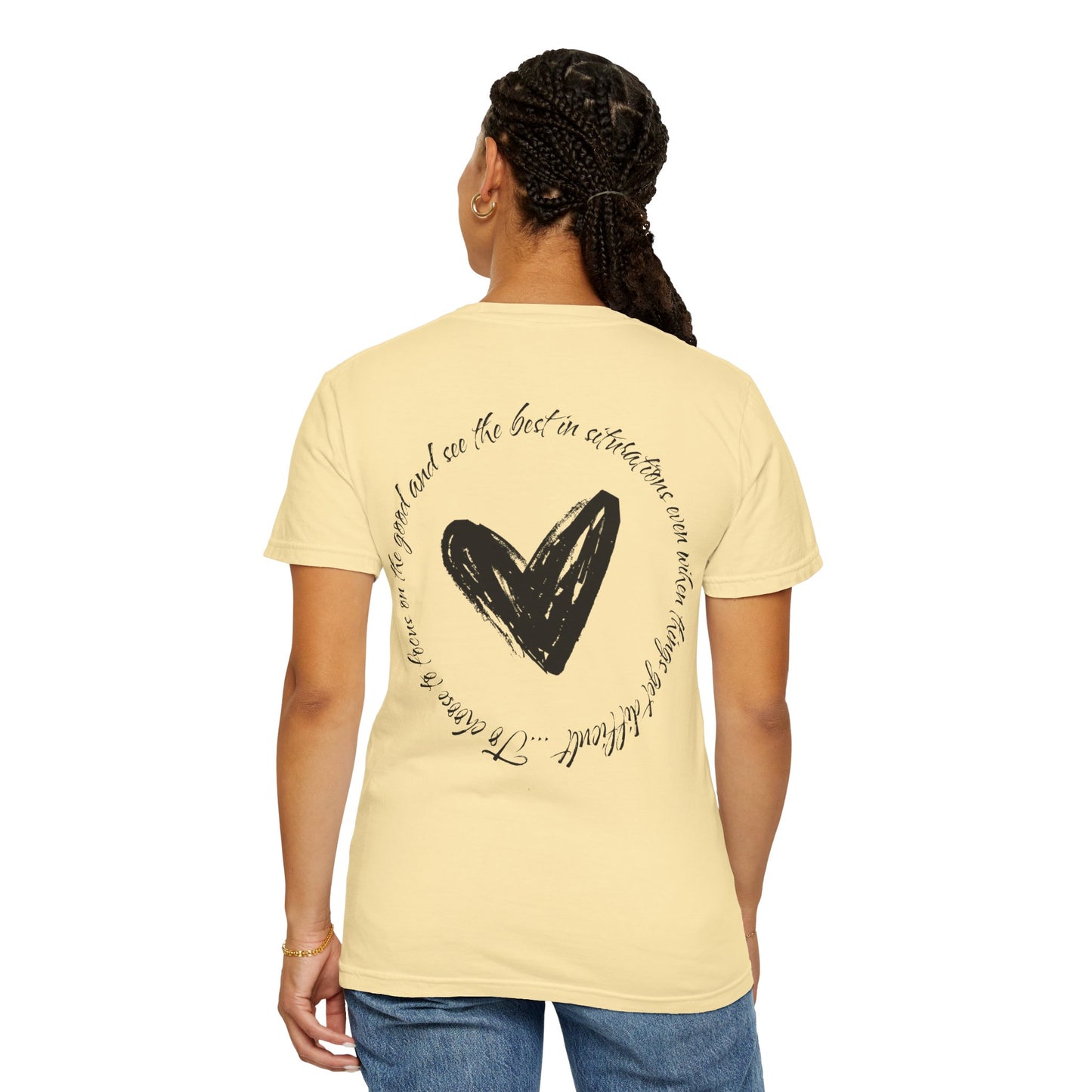 Stay Positive Unisex T-Shirt – Comfort Colors Graphic Tee | Hula Girls Hideaway