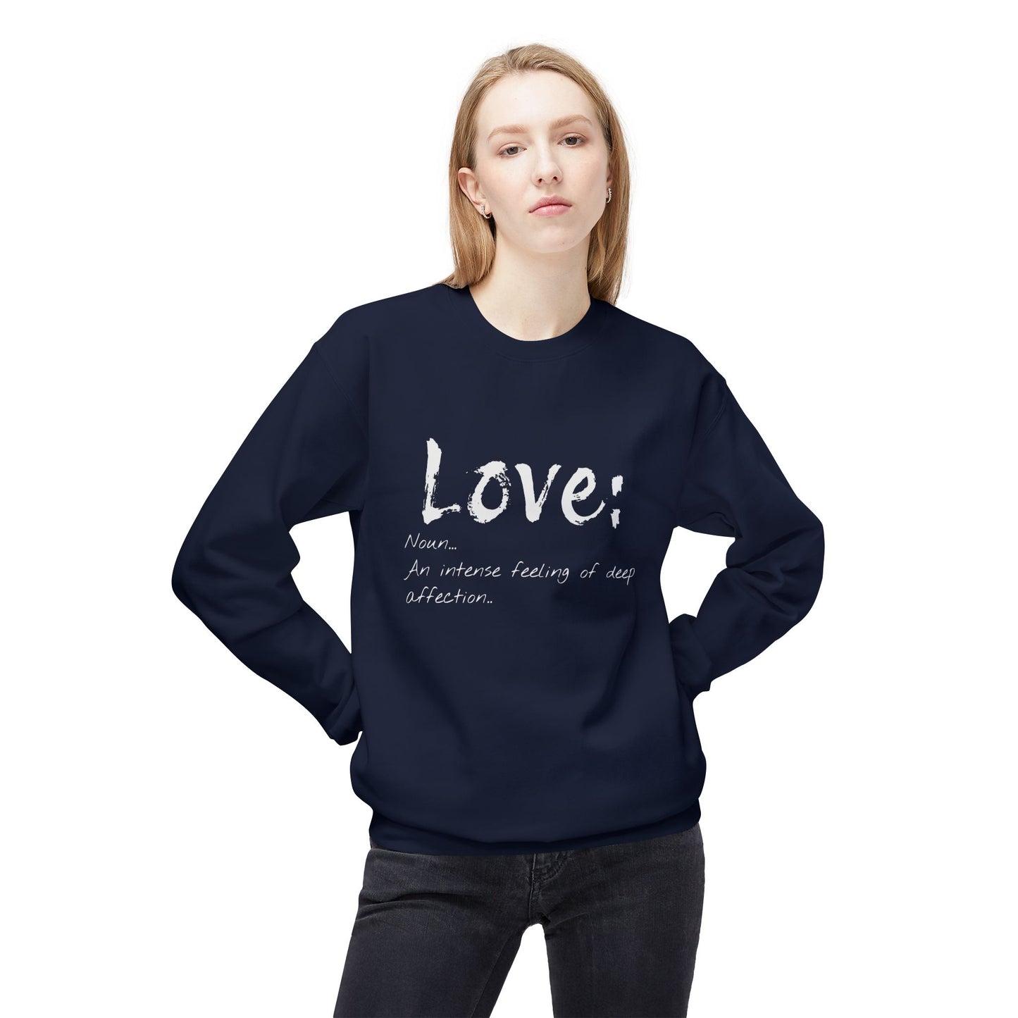Midweight Softstyle Fleece LOVE Sweatshirt