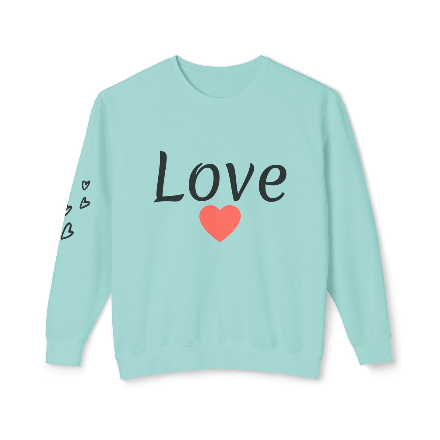 Women's Lightweight Crewneck Sweatshirt — Cozy Valentine's Essential