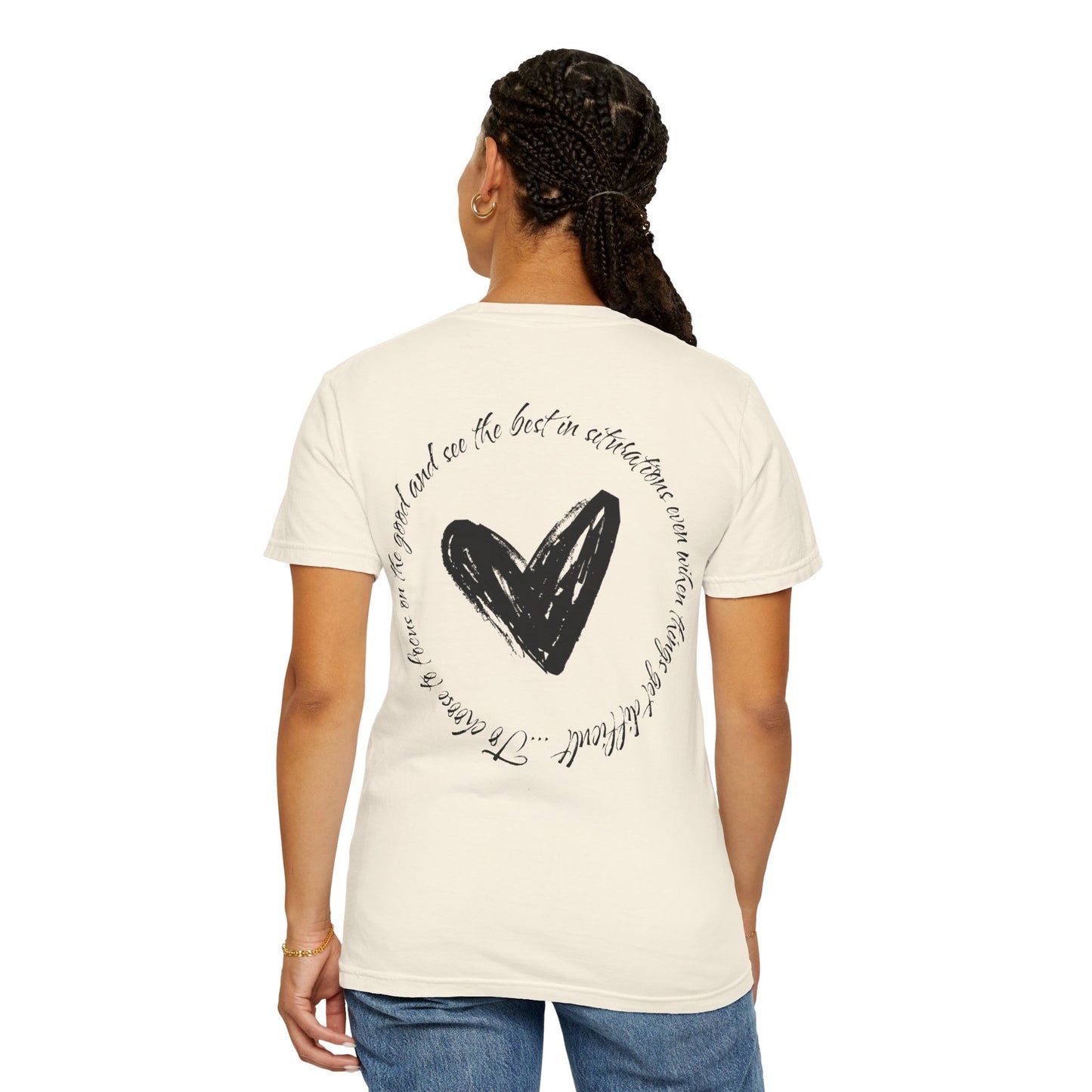 Stay Positive Unisex T-Shirt – Comfort Colors Graphic Tee | Hula Girls Hideaway
