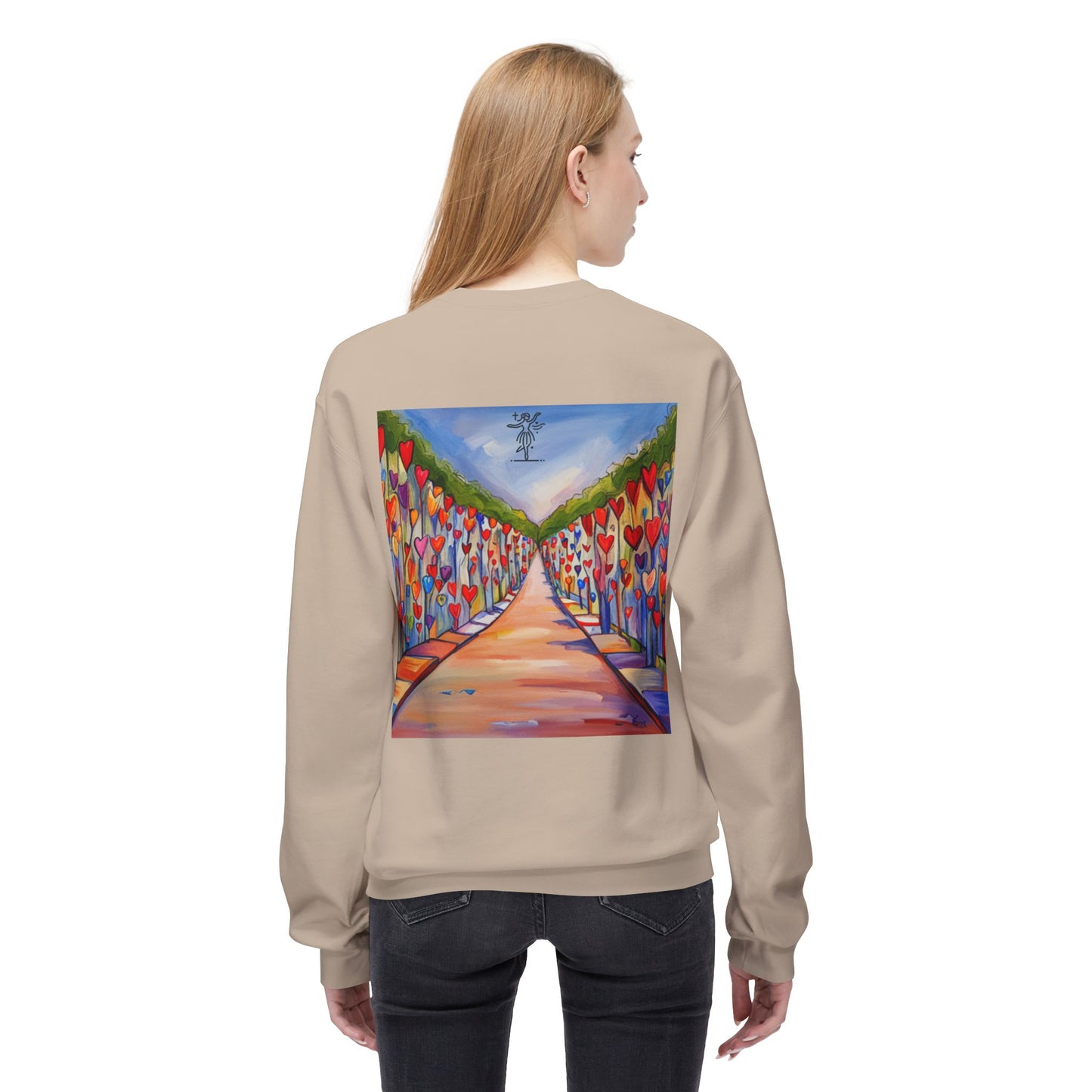 Midweight Softstyle Fleece LOVE Sweatshirt