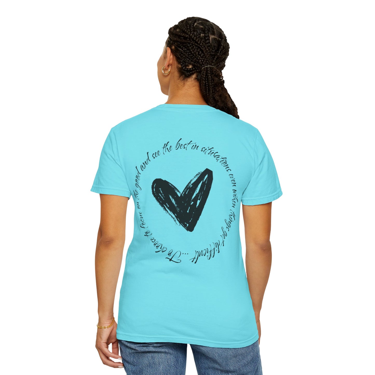 Stay Positive Unisex T-Shirt – Comfort Colors Graphic Tee | Hula Girls Hideaway