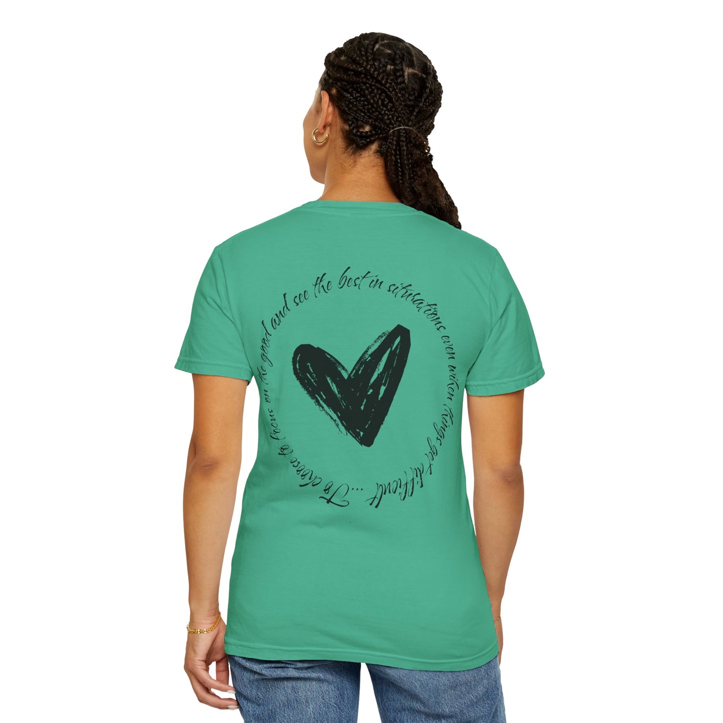 Stay Positive Unisex T-Shirt – Comfort Colors Graphic Tee | Hula Girls Hideaway