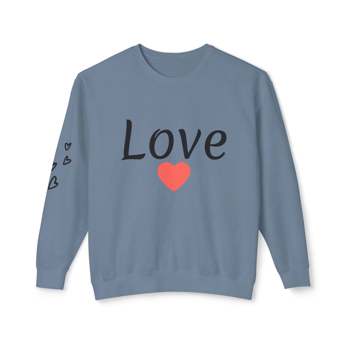 Women's Lightweight Crewneck Sweatshirt — Cozy Valentine's Essential