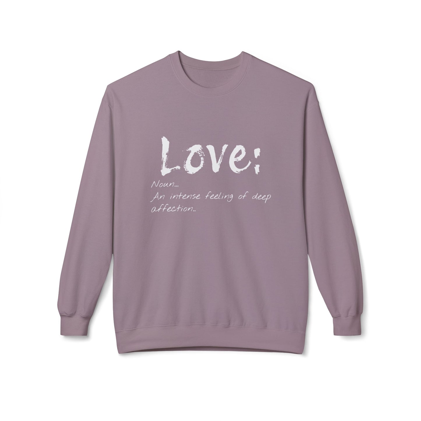 Midweight Softstyle Fleece LOVE Sweatshirt
