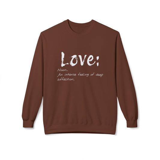 Midweight Softstyle Fleece LOVE Sweatshirt