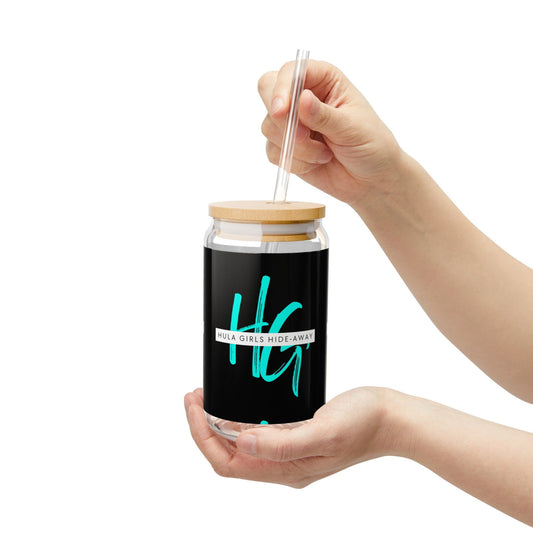 Hula Girls Hide-Away 2024 Sipper Glass / Lid / Straw 16oz -  Hula Girls Hide-Away