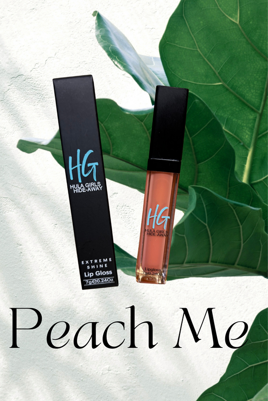 Peach Me LED Mirror Lip Gloss - Viral TikTok Lip Gloss with Built-In Light